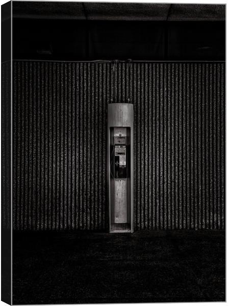 Phone Booth No 25 Canvas Print by Brian Carson