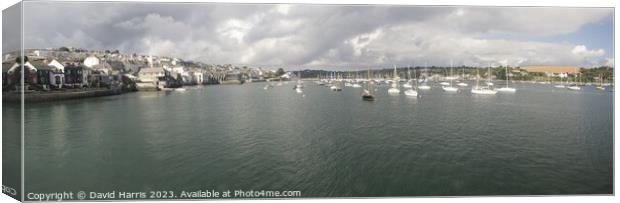 Falmouth Harbour Canvas Print by David Harris