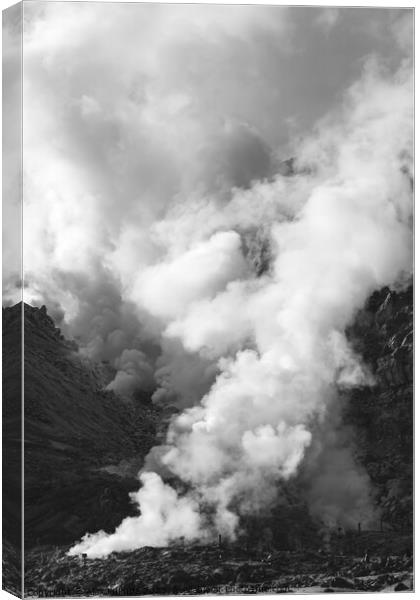Smoke stacks Canvas Print by Alex Fukuda
