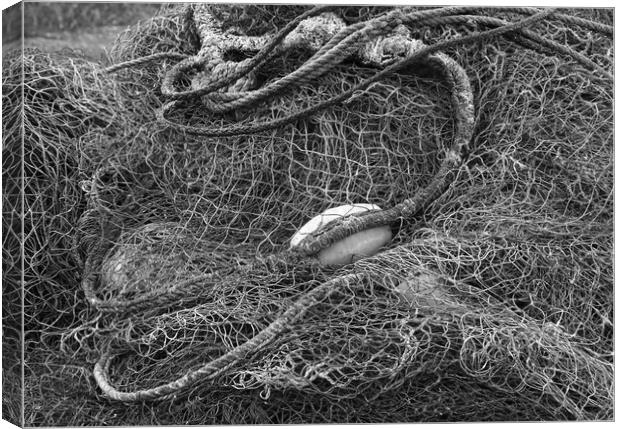Fishing Nets Canvas Print by Alex Fukuda