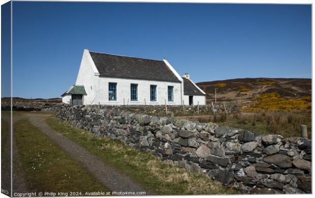 Colonsay Heritage Centre Canvas Print by Philip King