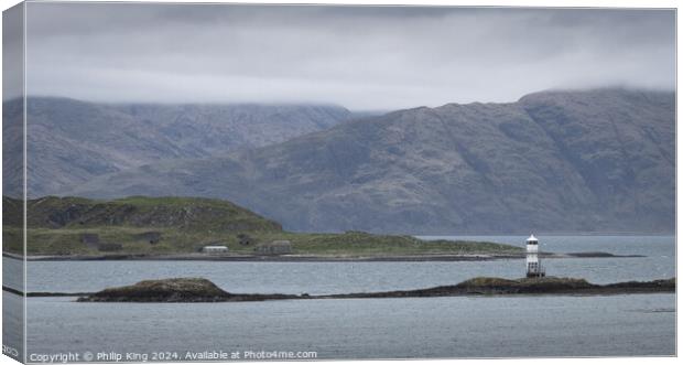 Loch Linnhe - Scotland Canvas Print by Philip King