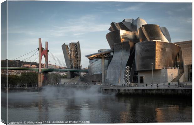 Guggenheim Museum, Bilbao Canvas Print by Philip King