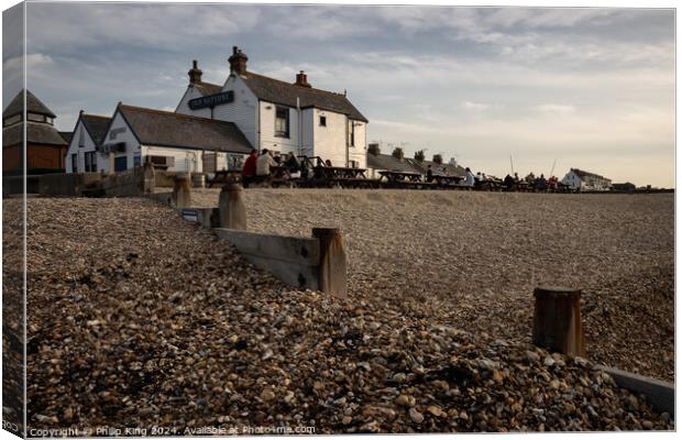 Old Neptune Pub, Whitstable Canvas Print by Philip King