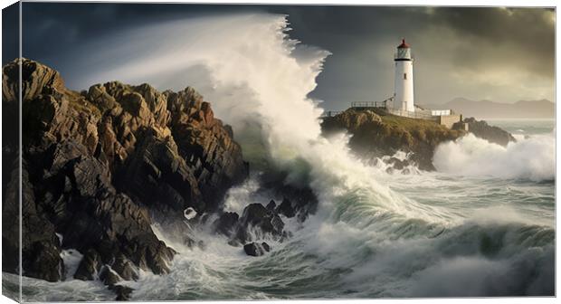 The Atlantic Wave Canvas Print by CC Designs