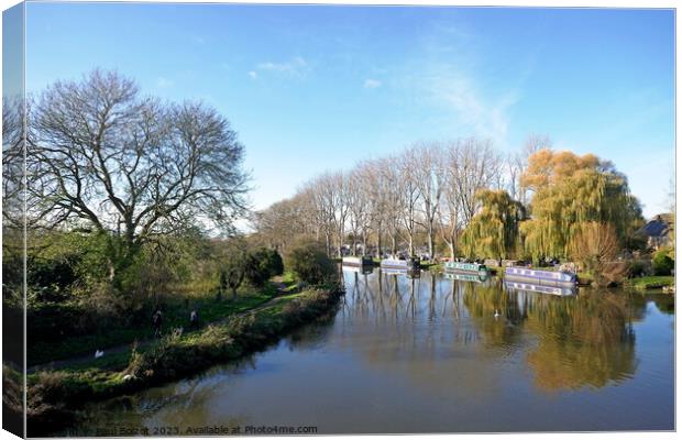 River Thames at Lechlade Canvas Print by Paul Boizot