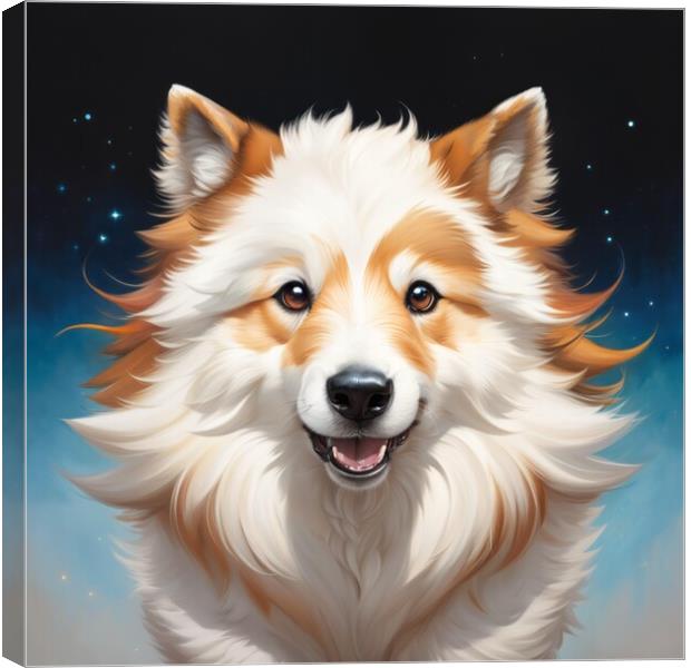 Canine Delight Canvas Print by Victor Nogueira