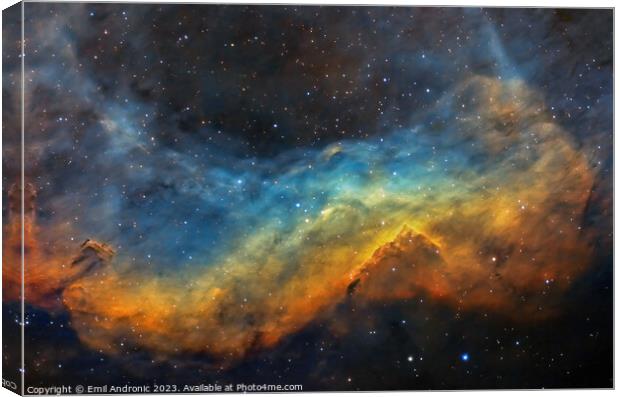 Lynds Bright Nebula 587 Canvas Print by Emil Andronic