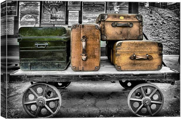 Lost Luggage Canvas Print by Simon Gladwin