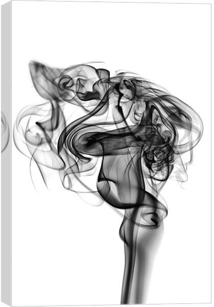 Smoke Abstract 7 Canvas Print by Simon Gladwin