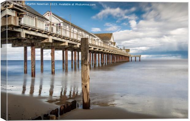 Southwold Pier Canvas Print by Martin Newman
