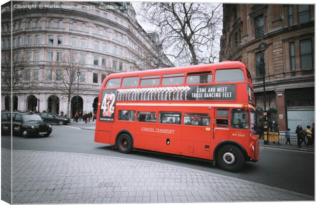 Routemaster Bus Canvas Print by Martin Newman