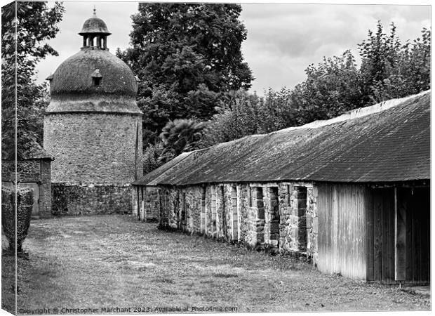Chateau stables  Canvas Print by Christopher Marchant