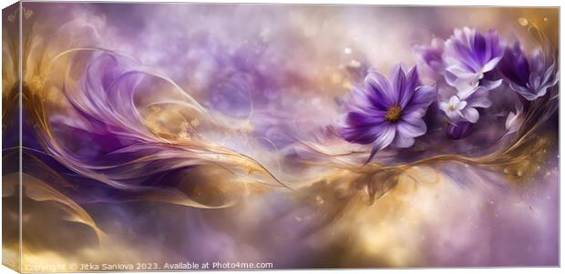 Flowery dream  Canvas Print by Jitka Saniova