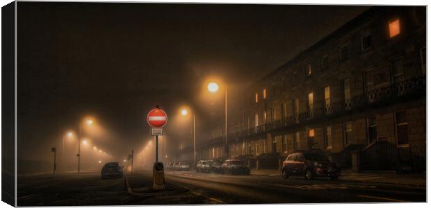 'Except Buses' Canvas Print by Ian Blezard