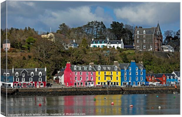 Tobermory, Isle of Mull, Argyll and Bute, Scotland Canvas Print by Arch White
