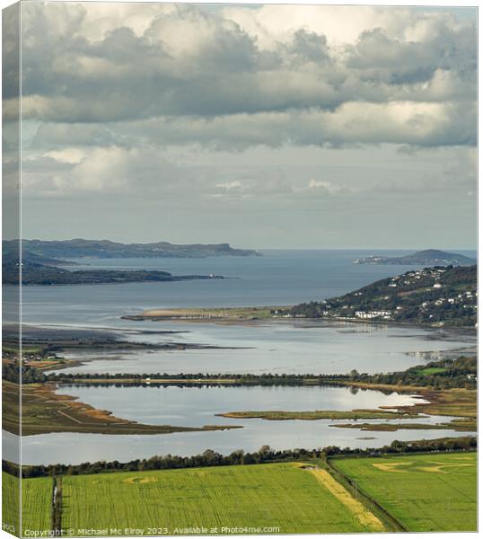 Lough Swilly, County Donegal, Ireland. Canvas Print by Michael Mc Elroy