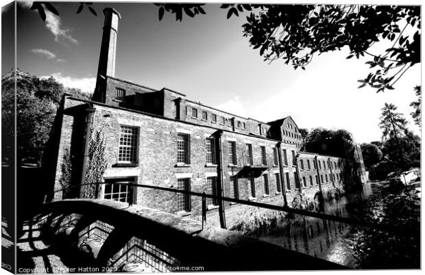 Quarry Bank Mill Canvas Print by Peter Hatton