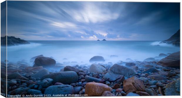 Cot Valley Mystical Blue Canvas Print by Andy Durnin