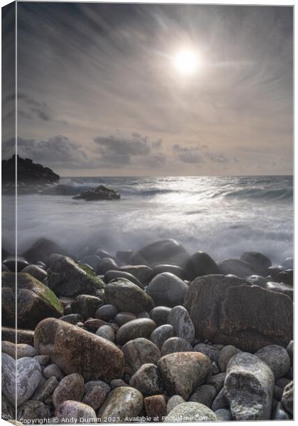 Porth Nanven Cot Valley Canvas Print by Andy Durnin