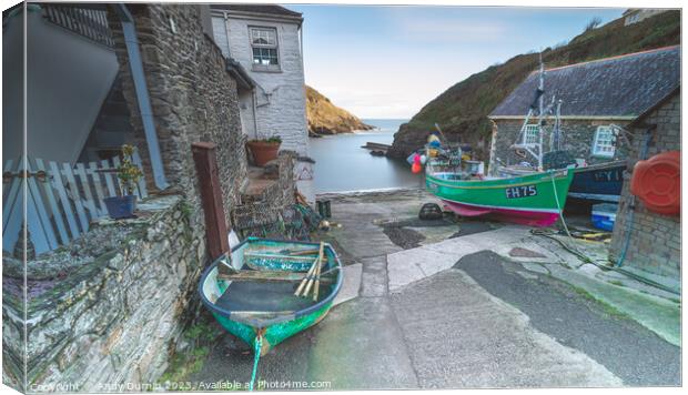 The Slipway at Portloe Canvas Print by Andy Durnin