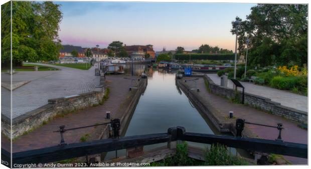 Stratford Upon Avon Sunrise Canvas Print by Andy Durnin