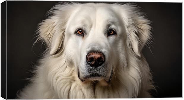 Great Pyrenees Canvas Print by K9 Art