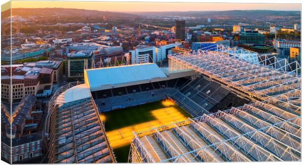 Newcastle United FC Canvas Print by STADIA 