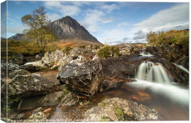 Buachaille Etive Mor  Canvas Print by Janet Marsh  Photography