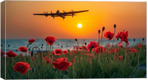 At The Going Down Of The Sun Canvas Print by Airborne Images