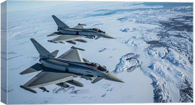 Enhanced Air Policing Canvas Print by Airborne Images