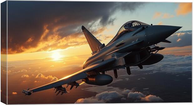 Eurofighter Typhoon Canvas Print by Airborne Images