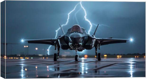Royal Air Force F-35B Lightning II Canvas Print by Airborne Images
