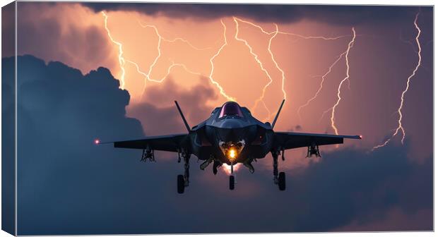 Royal Air Force F-35B Lightning II Canvas Print by Airborne Images
