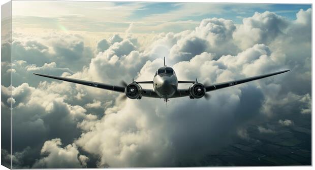 Douglas DC3 Dakota Canvas Print by Airborne Images