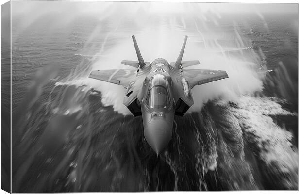 USAF F-35A Lightning II Canvas Print by Airborne Images