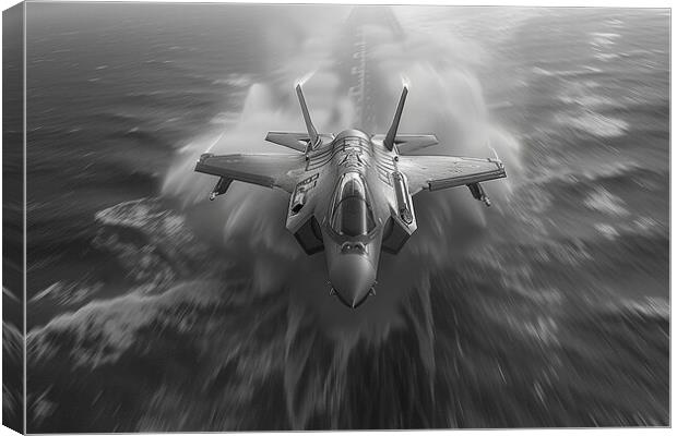 USAF F-35A Lightning II Canvas Print by Airborne Images