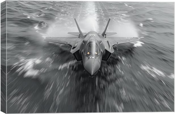 USAF F-35A Lightning II Canvas Print by Airborne Images