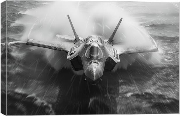 USAF F-35A Lightning II Canvas Print by Airborne Images