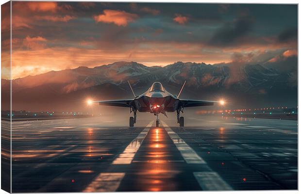 USAF F-35A Lightning II Canvas Print by Airborne Images