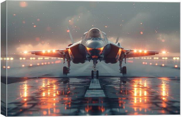 USAF F-35A Lightning II Canvas Print by Airborne Images