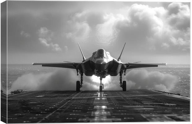 USAF F-35A Lightning II Canvas Print by Airborne Images