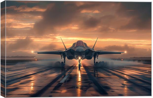 USAF F-35A Lightning II Canvas Print by Airborne Images