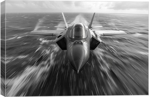 USAF F-35A Lightning II Canvas Print by Airborne Images