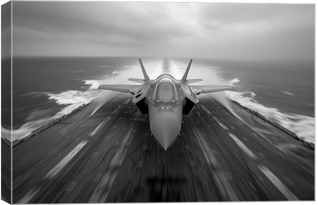 USAF F-35A Lightning II Canvas Print by Airborne Images