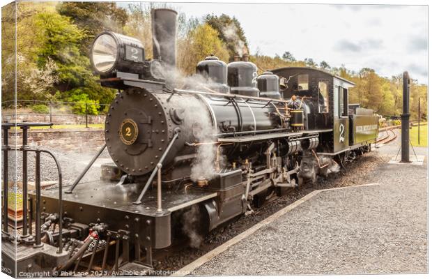 Steam Train Locomotive Canvas Print by Phil Lane