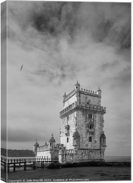 Torre de Belém Canvas Print by João Mourão