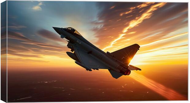 Eurofighter Typhoon Canvas Print by T2 