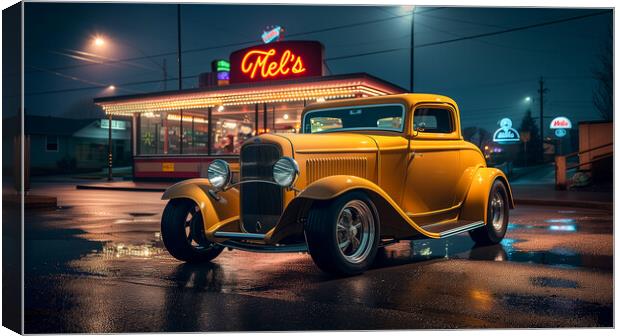 1932 Ford Coupe Hot Rod Canvas Print by T2 