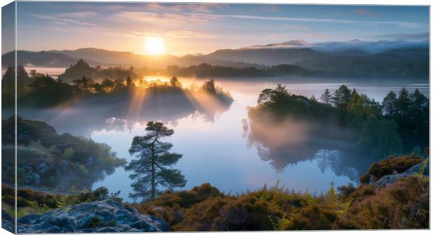 Tarn Hows English Lake District Canvas Print by T2 